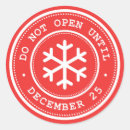 Search for do not open stickers Red and white