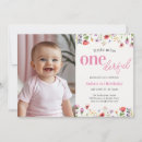 Search for magical 1st birthday invitations Girl first birthday