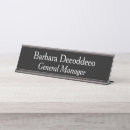 Search for manager name plates Boss