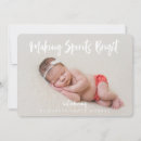 Search for seasonal birth announcement cards Baby's first christmas