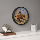 Search for western horse clocks Vintage