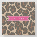 Search for animal print coasters Initials