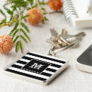 Search for metallic stripes key rings Elegant