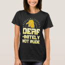 Search for deaf hand sign language tshirts Asl