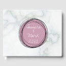 Search for marble wedding guest books Script