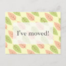 Search for holiday moving announcement postcards I've moved