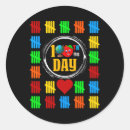 Search for counting the days stickers Funny 100 days