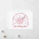 Search for yarn on christmas cards Funny