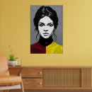 Search for black haired girl posters Yellow