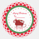 Search for sleigh stickers Santa