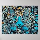 Search for abstract cat art Mosaic