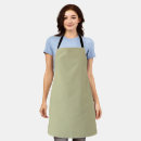 Search for plain green aprons Trendy