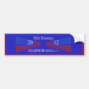 Search for 2012 candidate bumper stickers President
