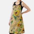 Search for sunflower design aprons Gold