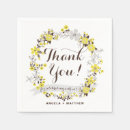 Search for yellow grey napkins Floral wreath