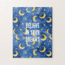 Search for moon and stars puzzles Sky