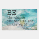 Search for gandhi quotes stickers Be the change