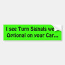 Search for turn signal bumper stickers Cars