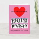 Search for dancing heart cards Ballerina