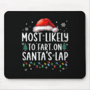 Search for fart mousepads Santa's