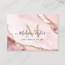 Search for monogram chubby business cards Gold glitter