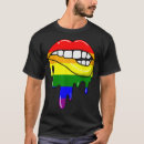 Search for lip biting tshirts Rainbow