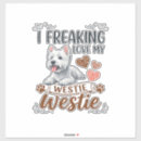 Search for westie dog stickers Wolf