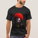 Search for creepy clowns tshirts Spooky