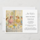 Search for ladies tea invitations Vintage