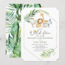 Search for wild one baby shower invitations Zoo