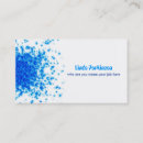 Search for unique shaped business cards Makeup artist
