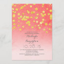 Search for gold confetti bridal shower invitations Blush