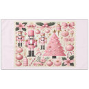 Search for pink christmas tablecloths Whimsical