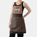Search for houndstooth aprons Black
