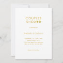 Search for gold couples shower invitations Classic