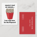 Search for popcorn business cards Party