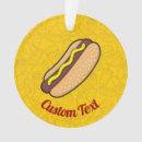 Search for mustard christmas tree decorations Sausage