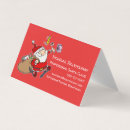 Search for santa claus business cards Professional