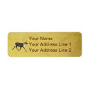 Search for caribou return address labels Reindeer