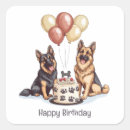 Search for german birthday stickers Puppy