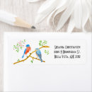 Search for bluebird return address labels Birds
