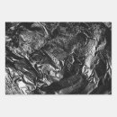 Search for crumpled wrapping paper Black