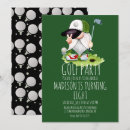 Search for golf ball birthday invitations Hole in one