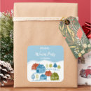 Search for winter woodland stickers Evergreen trees