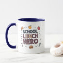 Search for food service mugs Lunch lady