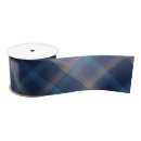 Search for blue plaid christmas ribbon Tartan