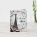 Search for paris thank you cards Vintage