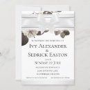 Search for white satin invitations Classic