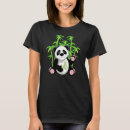 Search for panda eating bamboo tshirts Cute