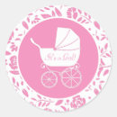 Search for baby carriage stickers Pink